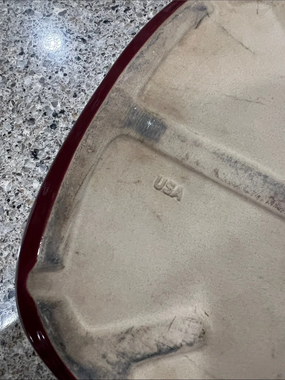 Pampered Chef heritage Cranberry Dish 9x13 Baker Stone Casserole Pan z22
